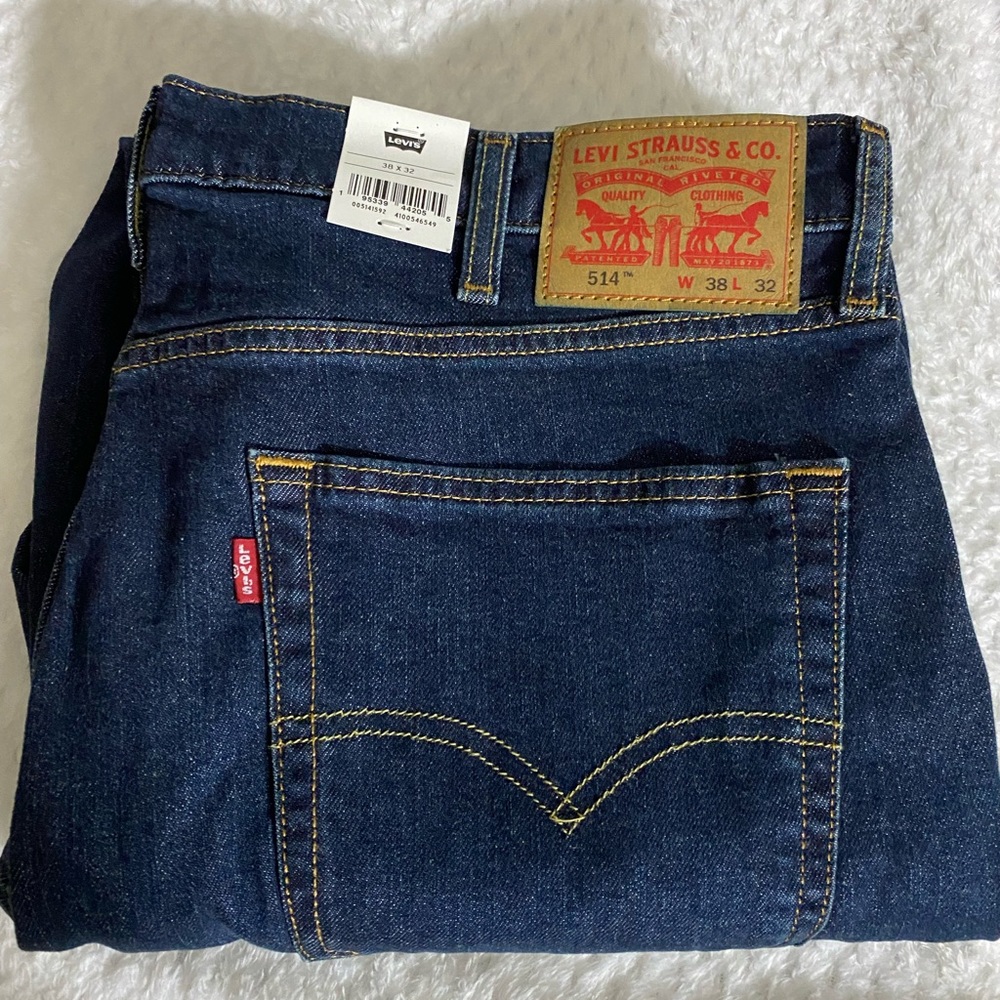 LEVIS 514 Straight Fit Mens Jeans - 38/32